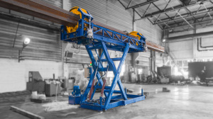 Кольцевой кантователь для стенда сверловки отверстий в рамах вагонов-хопперов СтВХ-01